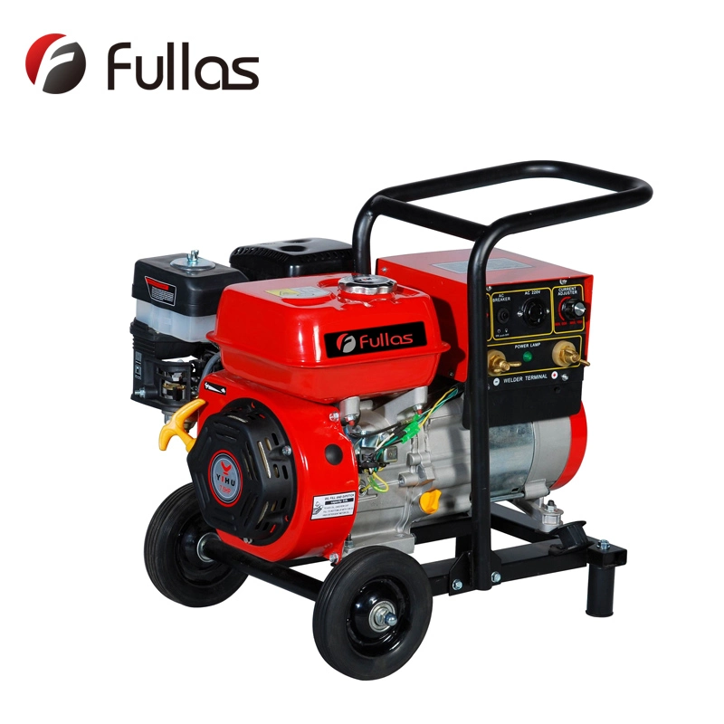 Single-Phase/Three-Phase Recoil E-start 0.8 KW 1.0KW Welding Gasoline Generator Powered By FP170F