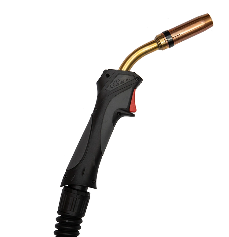 Rhk 2022 New Custom MB501 CE Certificate 3m 4m 5m Euro 500AMP CO2 Water Cooled 501d MIG Welding Torch with Euro Adaptor