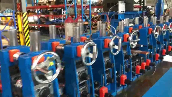 Inverter Stainless Steel Pipe Mill Machine Auto Motive Tube Machines Steel Duct Welding Machine