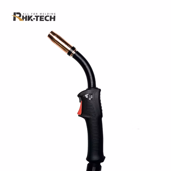 Rhk 2022 New Custom MB501 CE Certificate 3m 4m 5m Euro 500AMP CO2 Water Cooled 501d MIG Welding Torch with Euro Adaptor