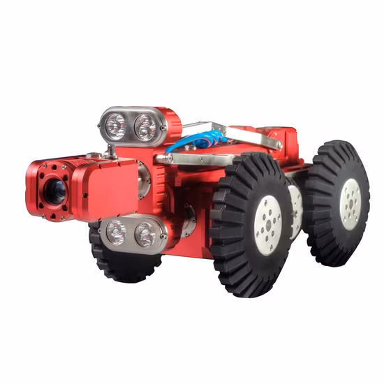 Petrochemical Sewer Pipe Inspection Crawler Camera Pipeline Robot Inspection
